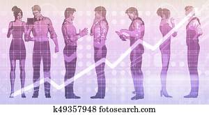 grupo pessoas empresariais