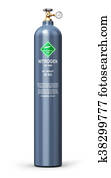 Liquefied nitrogen industrial gas cylinder Liquefied nitrogen industrial gas cylinder