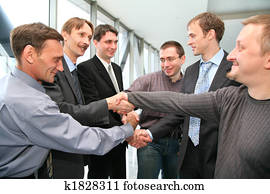 záležitosť, handshake