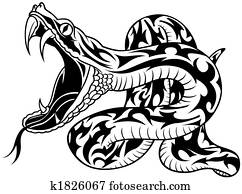 נחש, קיעקוע