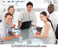 צעיר, כפולי, culutre, צוות של עסק, בעבודה