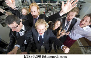 people celebrating an event