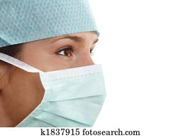 Young female surgeon