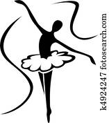 בלט, אומנות, צללית