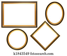Collection of antique picture frames Collection of antique picture frames
