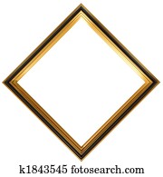 Diamond shaped antique picture frame Diamond shaped antique picture frame