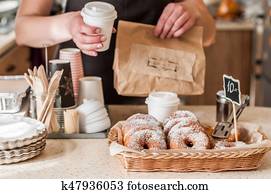 Doughnut Store Counter Doughnut Store Counter