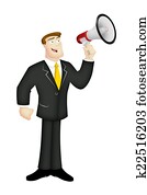 Man With Megaphone