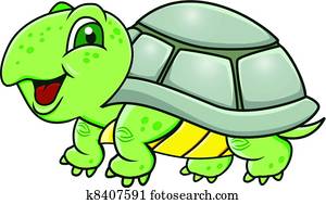 צב, ציור היתולי