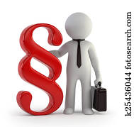 3d small people - lawyer 3d small people - lawyer