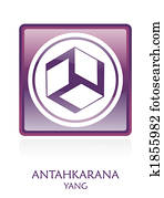 Antahkarana YANG icon Symbol