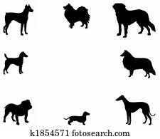 Background with dogs Background with dogs