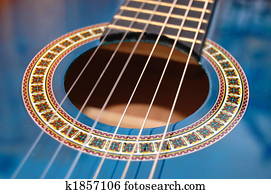 blue music guitar for playing party music blue music guitar for playing party music