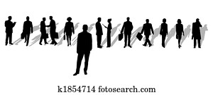 business people silhouettes business people silhouettes
