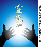 cura, reiki, mãos