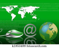 email, ao redor mundo