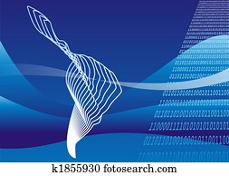 Latin America map technology background Latin America map technology background