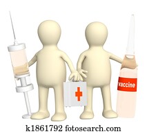3d doctors with a vaccine 3d doctors with a vaccine