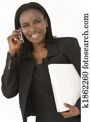 afrikanische amerikanische frau, exec