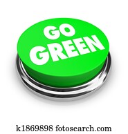 Go Green Button Go Green Button