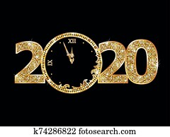 Happy new year 2020 text Happy new year 2020 text