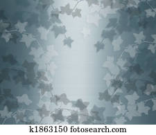 Ivy on teal blue satin background Ivy on teal blue satin background