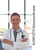 Mature Doctor Smiling