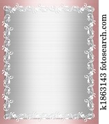Pink and white Satin Border Pink and white Satin Border