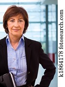 Portrait of senior businesswoman