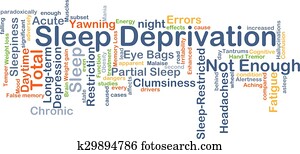Sleep deprivation background concept Sleep deprivation background concept