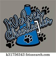 wolves cheerleader wolves cheerleader