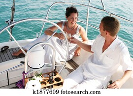 Couple on cruise. Couple on cruise.