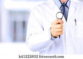 Doctor with stethoscope Doctor with stethoscope