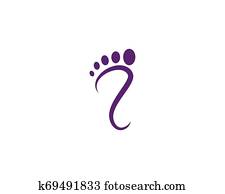 foot care ilustration Logo vector foot care ilustration Logo vector
