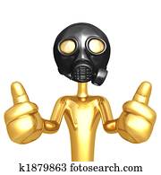 Gas Mask Two Thumbs Up Gas Mask Two Thumbs Up