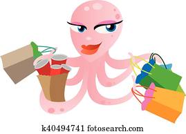 pink octopus shopping pink octopus shopping
