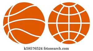 basketball, und, erdball basketball, und, erdball
