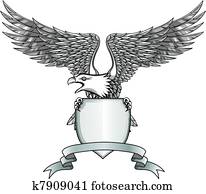Eagle with shield Eagle with shield
