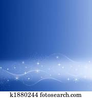 Festive blue background Festive blue background