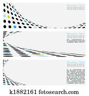 Set of 3 business templates Set of 3 business templates