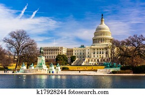 The Capitol and Reflecting Pool in Washington, DC. The Capitol and Reflecting Pool in Washington, DC.