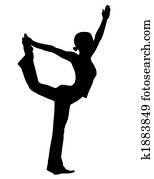 yoga silhouette yoga silhouette