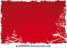 크리스마스 나무, 에서, 빨강