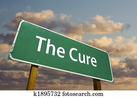 a, cura, verde, sinal estrada