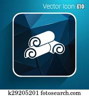 Cinnamon sticks logo closeup heap tree art