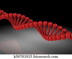 DNA Background - 3D illustration DNA Background - 3D illustration
