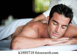 Man Having Massage Man Having Massage
