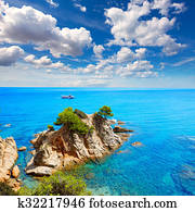 Platja Fenals Beach in Lloret de Mar Costa Brava