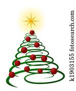 Abstract christmas tree Abstract christmas tree