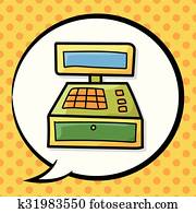 Cash register doodle Cash register doodle